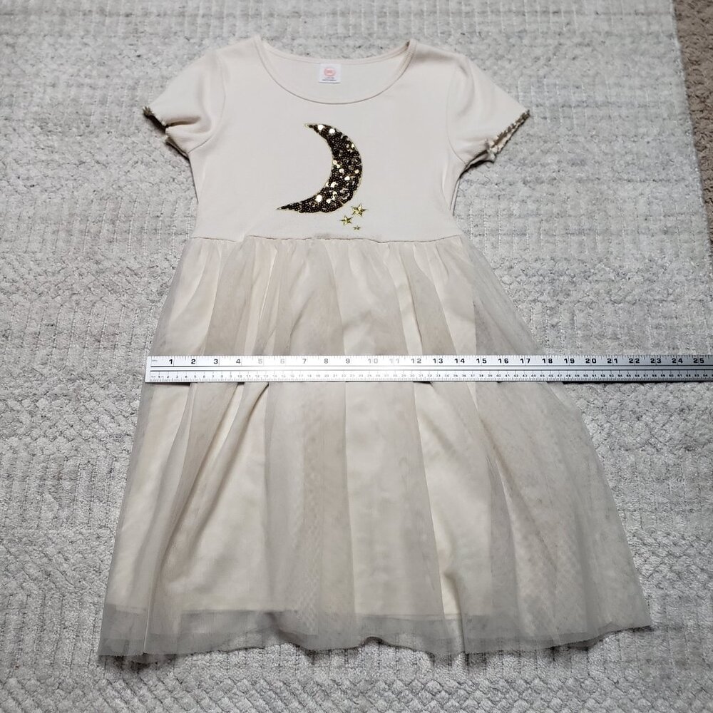 🌙 Wonder Nation Girls Moon Tutu Dress – Size L (10/12) - Picture 4 of 12